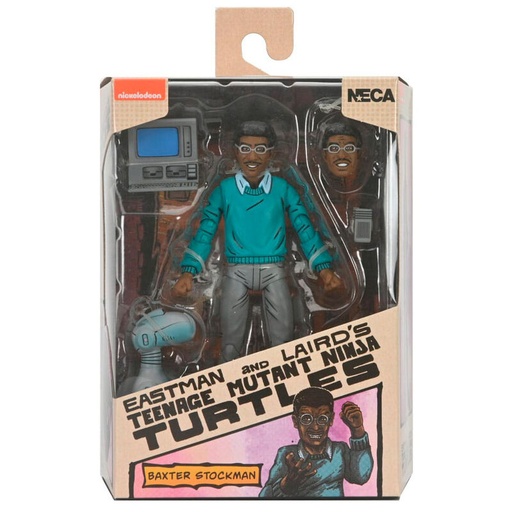 [634482543498] Figura Baxter Stockman Mirage Comics Tortugas Ninja 18cm