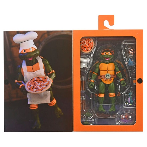 [634482543559] Figura Ultimate Michelangelo VHS Cartoon Tortugas Ninja 18cm