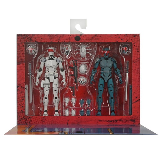 [634482544471] Set 2 figuras Synja Patrol Troop Reinforcements Teenage Mutant The Last Ronin Tortugas Ninja 18cm