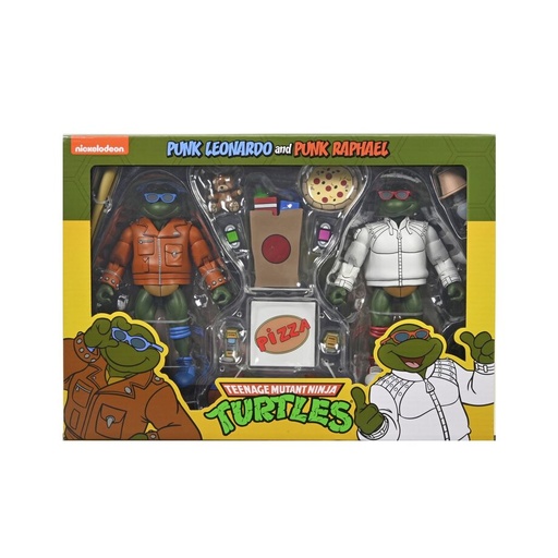 [634482545003] Set 2 figuras Punk Leonardo and Punk Raphael Teenage Mutant Tortugas Ninja 18cm