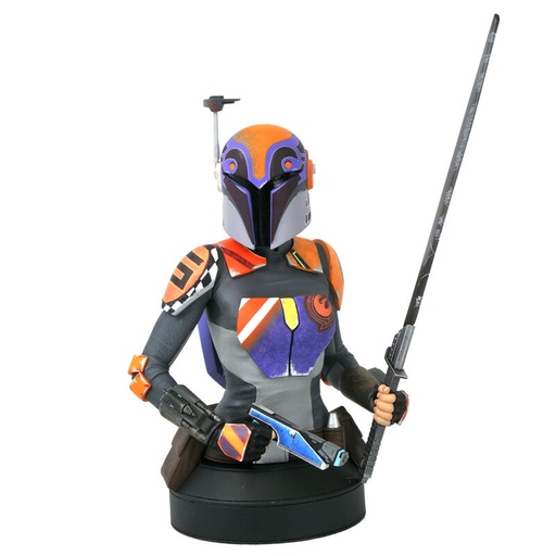 [699788839133] Busto Sabine Wren Star Wars Rebels 15cm