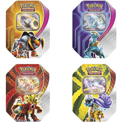 [820650505348] Lata juego cartas coleccionables Destinos Paradojicos Pokemon español surtido