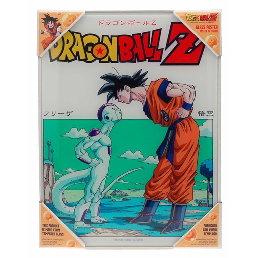 [8435450220272] Poster cristal Goku vs Freezer Dragon Ball