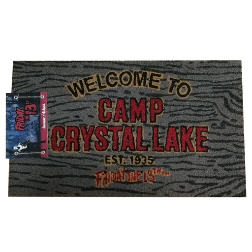 [8435450233425] Felpudo Welcome Camp Crystal Viernes 13