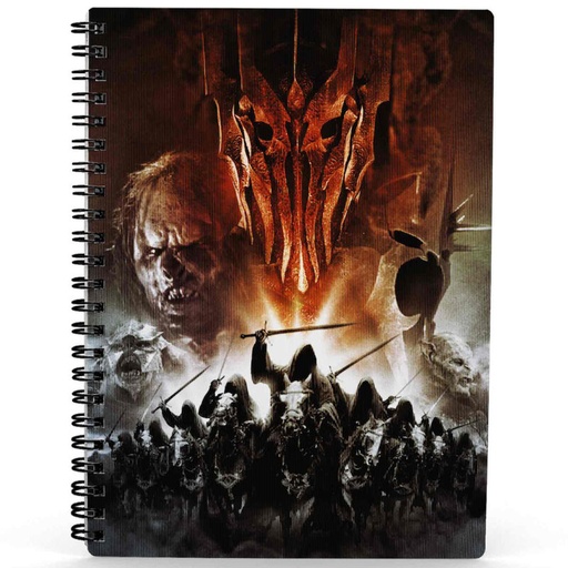 [8435450251696] Cuaderno 3D Ejercito El Señor de los Anillos