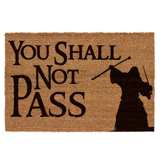 [8435450252143] Felpudo You Shall Not Pass El Señor de los Anillos