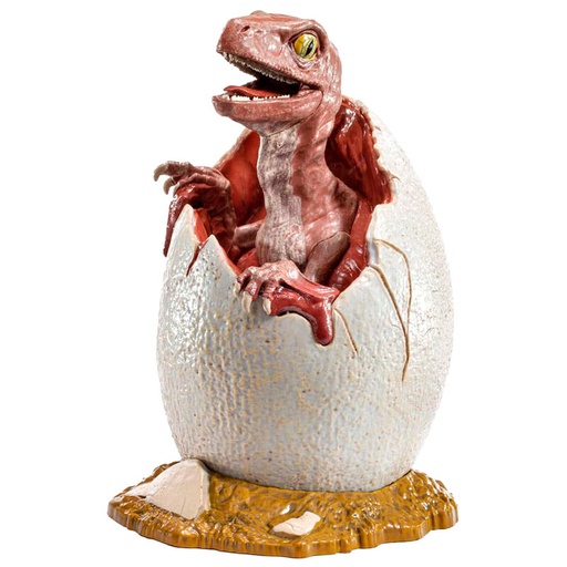 [849421008499] Estatua Raptor Egg Jurassic Park 12cm