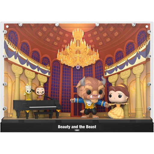 [889698702614] Figura POP Moment Deluxe Disney La Bella y La Bestia Tale as Old as Time