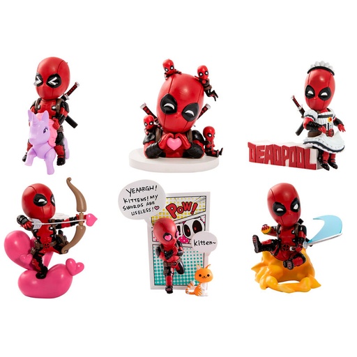 [10843309199917] Figura sorpresa Hero Box Deadpool Marvel surtido