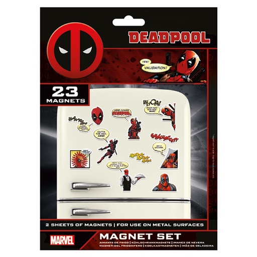 [5050293650845] Set Imanes Deadpool Marvel