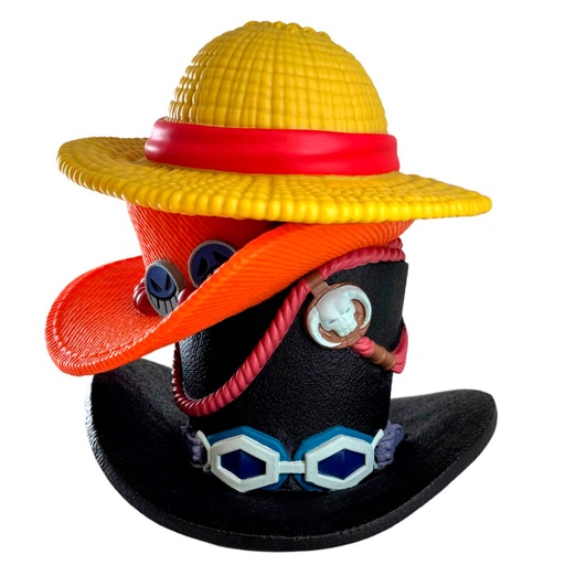 [3521320802749] Figura Hucha Pila Sombreros One Piece 16cm
