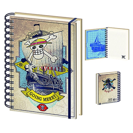 [5056480393748] Cuaderno A5 Going Merry One Piece