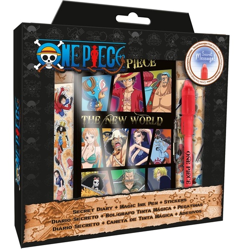 [8435507889483] Diario + Boligrafo magico One Piece