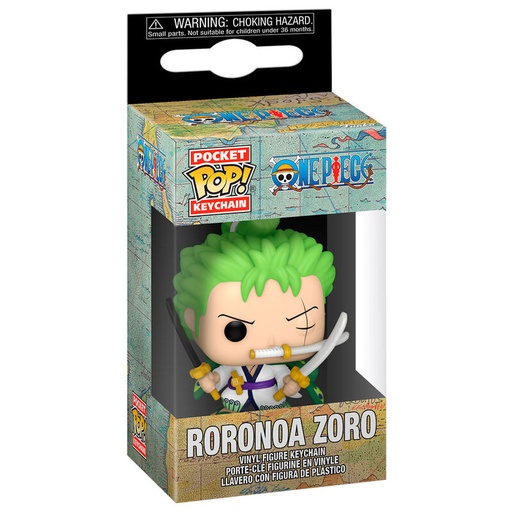 [889698613712] Llavero Pocket POP One Piece Roronoa Zoro