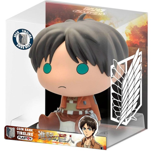 [3521320800745] Hucha Eren Chibi Attack on Titan 16cm