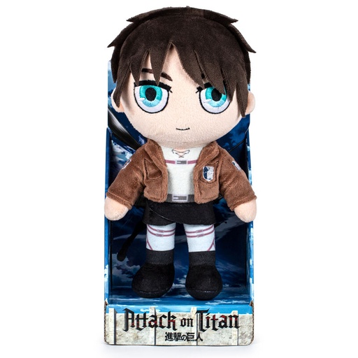 [8410779108135] Peluche Eren Attack on Titan 27cm