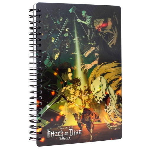 [8435450260193] Cuaderno 3D Struggle Attack on Titans