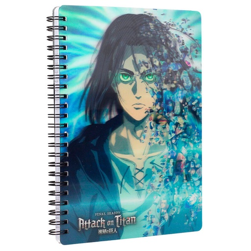 [8435450260261] Cuaderno 3D Blue Attack on Titans