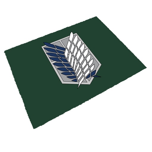 [8435450260322] Felpudo Emblema Scout Attack on Titan