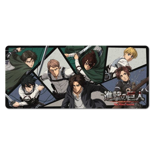[8435747809791] Alfombrilla gaming Attack on Titan