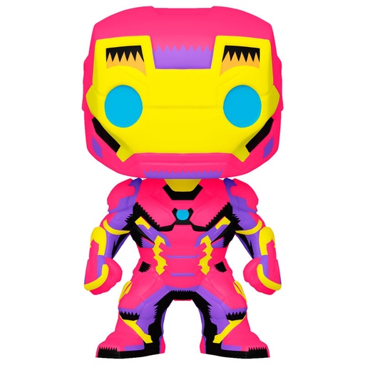 [889698488464] Figura POP Marvel Iron Man Black Light Exclusive