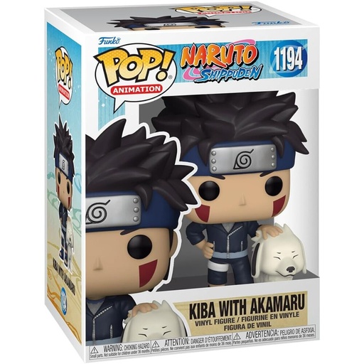 [889698498043] Figura POP Naruto Shippuden Kiba with Akamaru