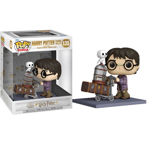 [889698573603] Figura POP Harry Potter Anniversary Harry Pushing Trolley