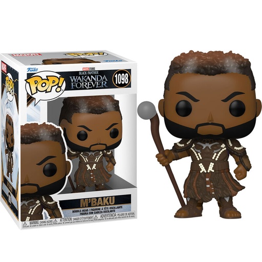 [889698639422] Figura POP Black Panther Wakanda Forever M Baku