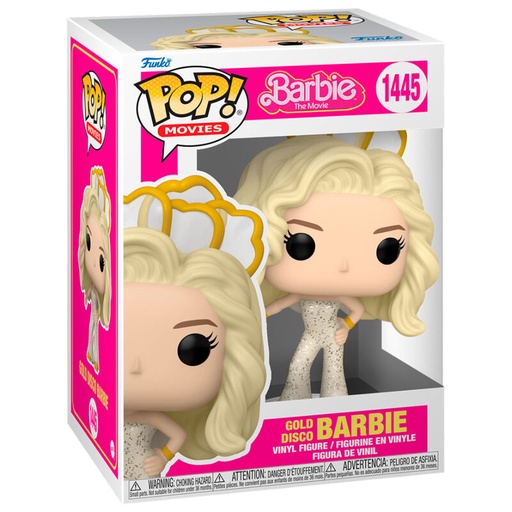 [889698726351] Figura POP Barbie Gold Disco Barbie