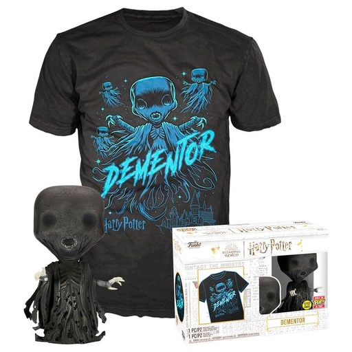 [889698731287] Set figura POP &#38; Tee Harry Potter Dementor
