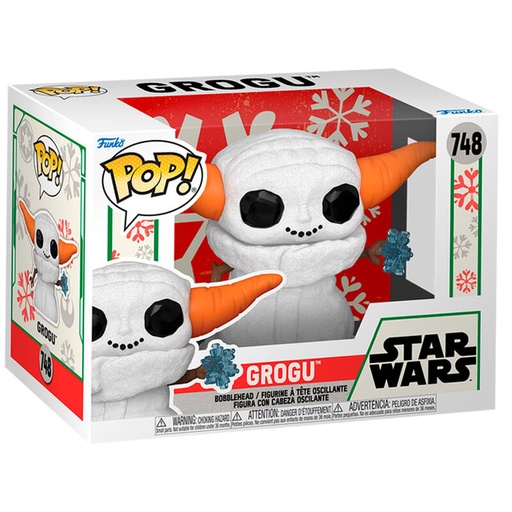 [889698800112] Figura POP Star Wars Grogu Snowman