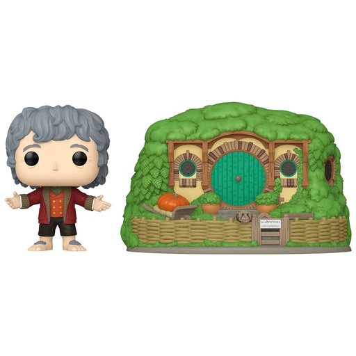 [889698808354] Figura POP Town El Señor de los Anillos Bilbo Baggins with Bag-End