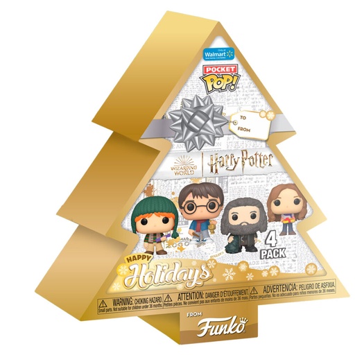[889698827065] Arbol con 4 figuras Pocket POP Harry Potter