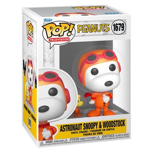 [889698835077] Figura POP Peanuts Astronaut Snoopy & Woodstock