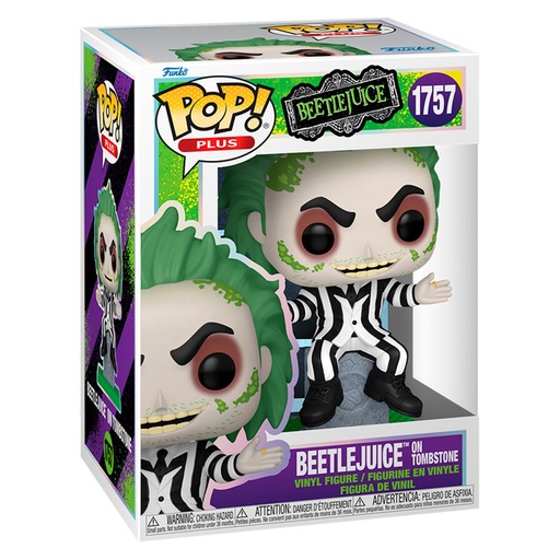 [889698835626] Figura POP Bitelchus Beetlejuice On Tombstone