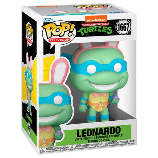 [889698860437] Figura POP Tortugas Ninja Leonardo Conejo de Pascua