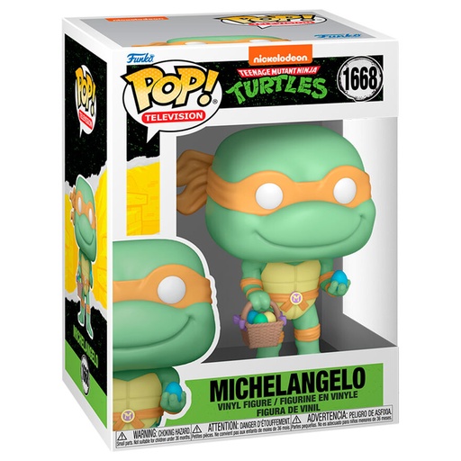 [889698860444] Figura POP Tortugas Ninja Michelangelo Conejo de Pascua