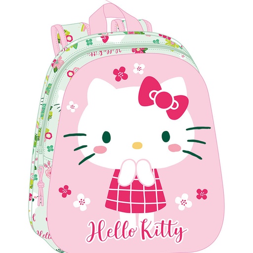 [8412688553037] Mochila 3D Hello Kitty 33cm