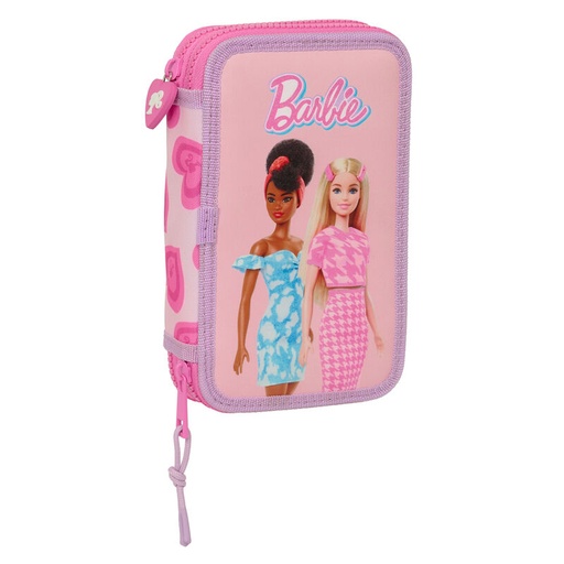 [8412688553402] Plumier Love Barbie 28pzs doble
