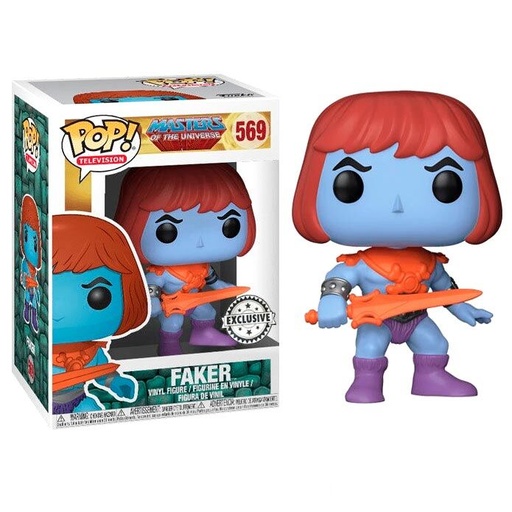 [889698225021] Figura POP Masters Of The Universe Faker Exclusive