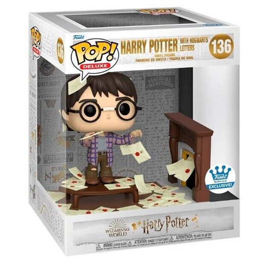[889698582155] Figura POP Deluxe Harry Potter Anniversary Harry Potter with Hogwarts Letters Exclusive
