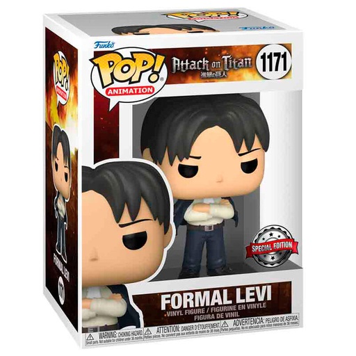 [889698608022] Figura POP Attack on Titan Formal Levi Exclusive