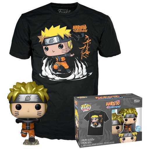 [889698647526] Set figura POP & Tee Naruto Shippuden Exclusive