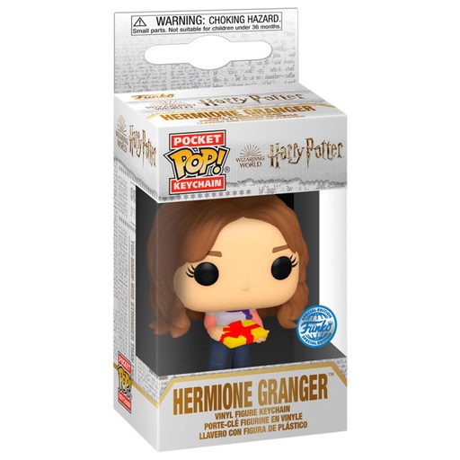 [889698686662] Llavero Pocket POP Harry Potter Holiday Hermione Exclusive