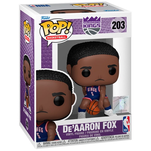 [889698838467] Figura POP NBA Sacramento Kings De Aaron Fox