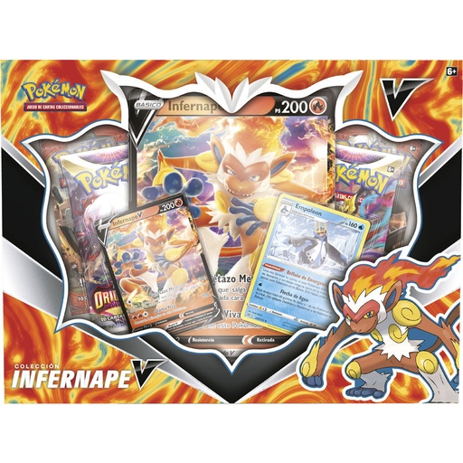 [820650503207] Blister Juego Cartas Coleccionables Infernape V Pokemon español