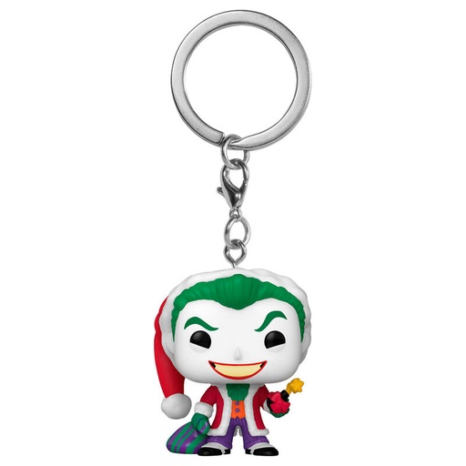 [889698665957] Llavero Pocket POP DC Comics Holiday The Joker Exclusive