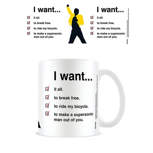 [5050574258982] Taza I Want Checklist Queen 315ml