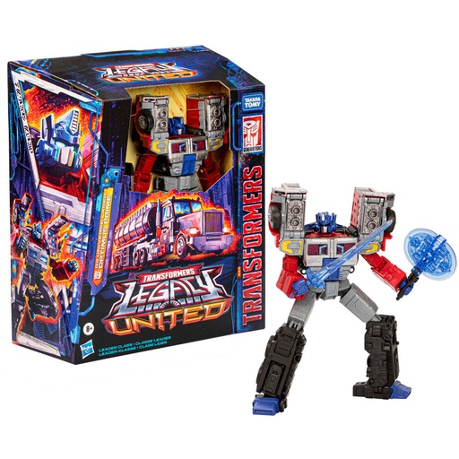 [5010996231802] Figura Optimus Prime G2 Universe Laser Leader Class Legacy United Transformers 14cm