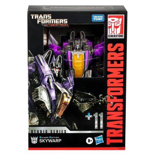 [5010996307934] Figura Skywarp Studio Series Gamer Edition Cybertron Transformers 16,5cm